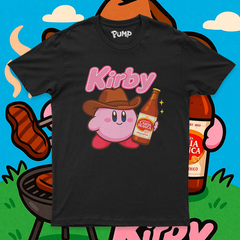 Playera "Kirby Norteño" 100% Algodón - Estampado Duradero