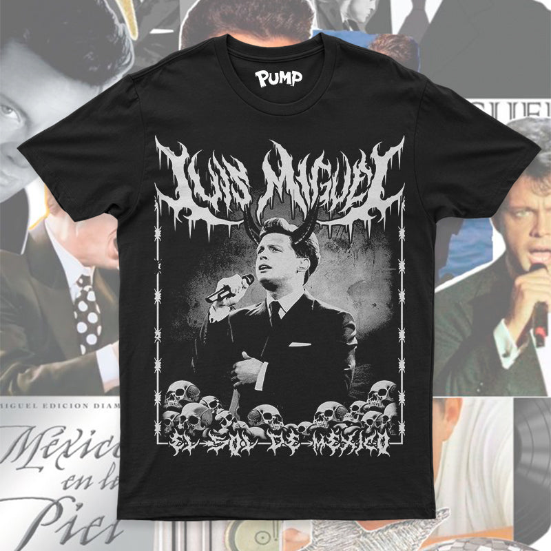 Playera Luis Miguel Dark Metal