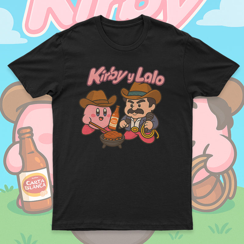Playera “Kirby y Lalo al Asador”