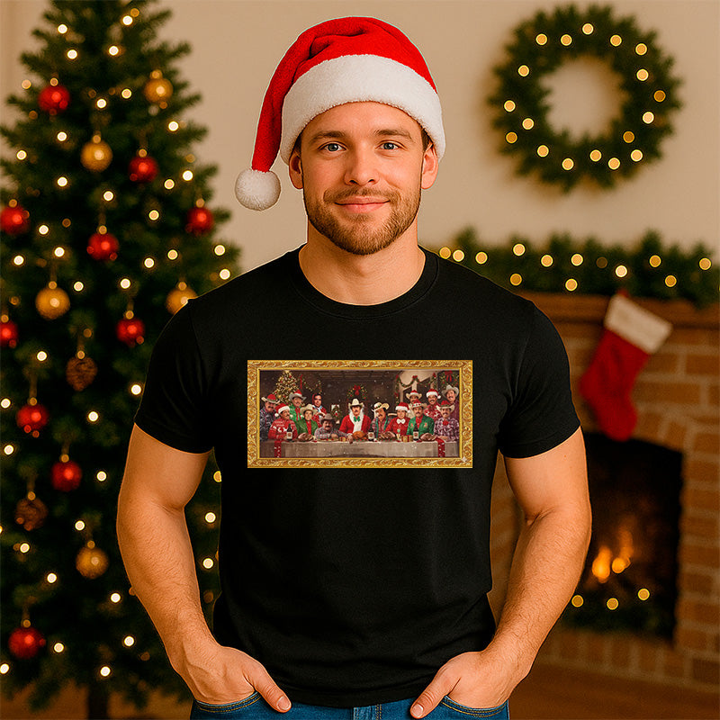 Playera de la ultima cena norteña Navideña