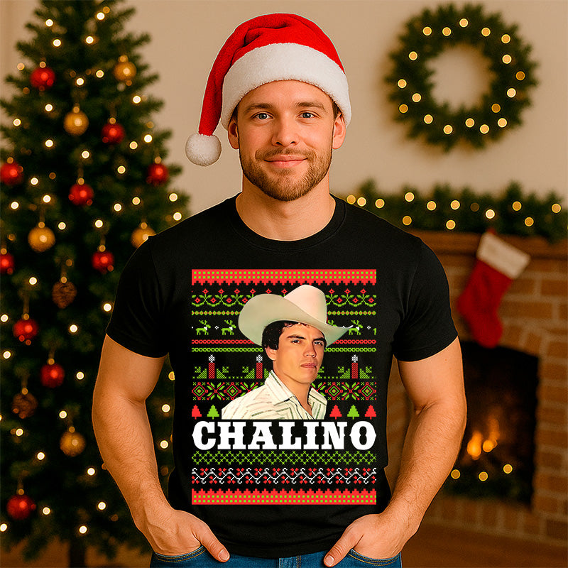 Playera Chalino Navidad