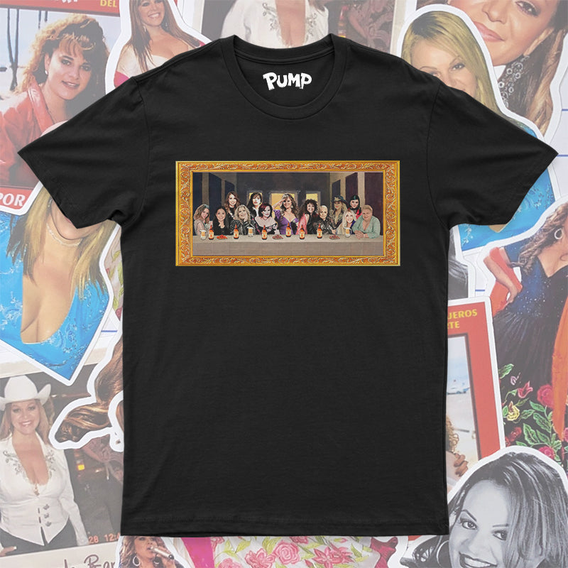 Playera Norteña "ÚLTIMA CENA NORTEÑOS" version mujeres