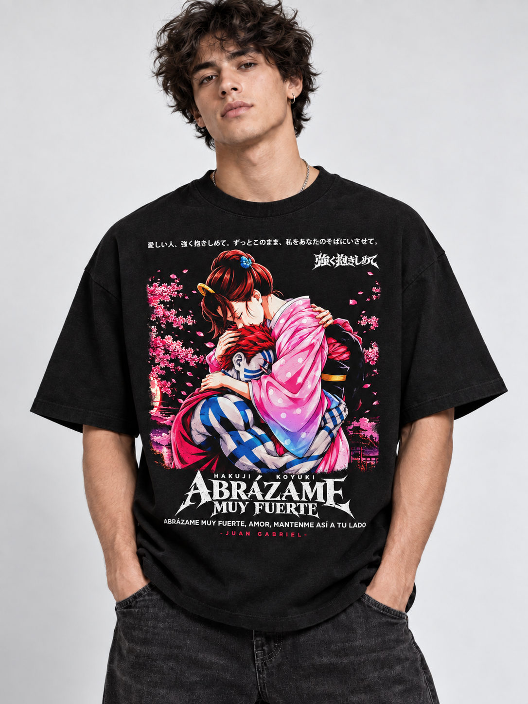 HAKUJI & KOYUKI ETERNAL LOVE-OVERSIZE PREMIUM-T-SHIRT