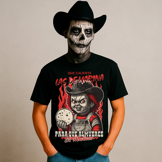 Playera Chucky el muñeco Norteño