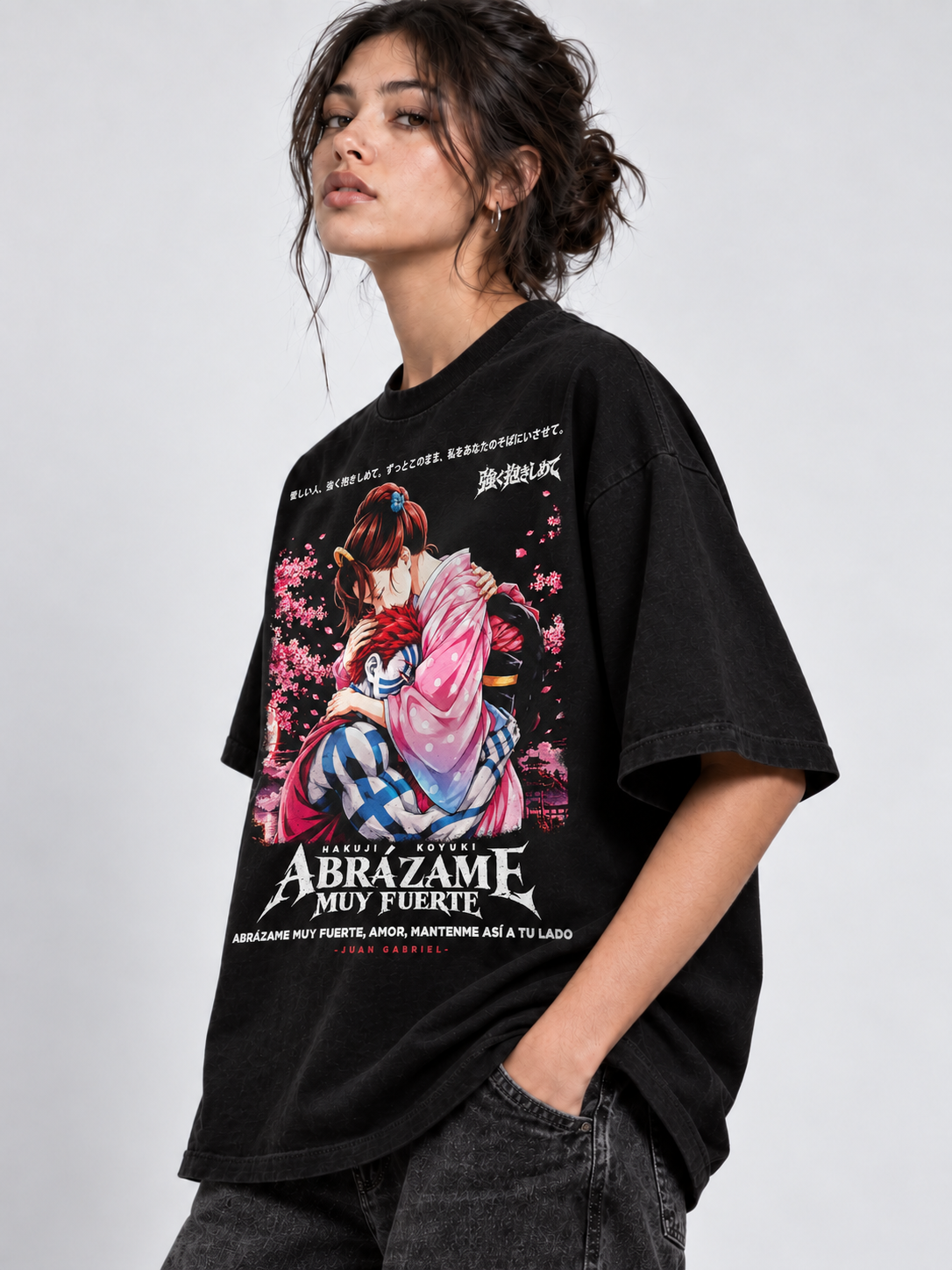 HAKUJI & KOYUKI ETERNAL LOVE-OVERSIZE PREMIUM-T-SHIRT